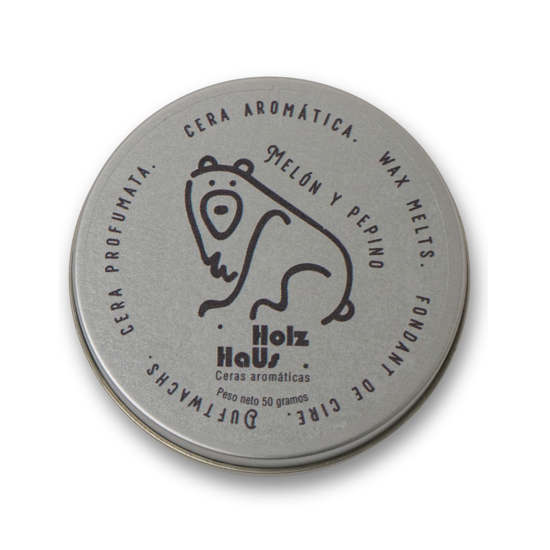 Ceras aromáticas: melón y pepino