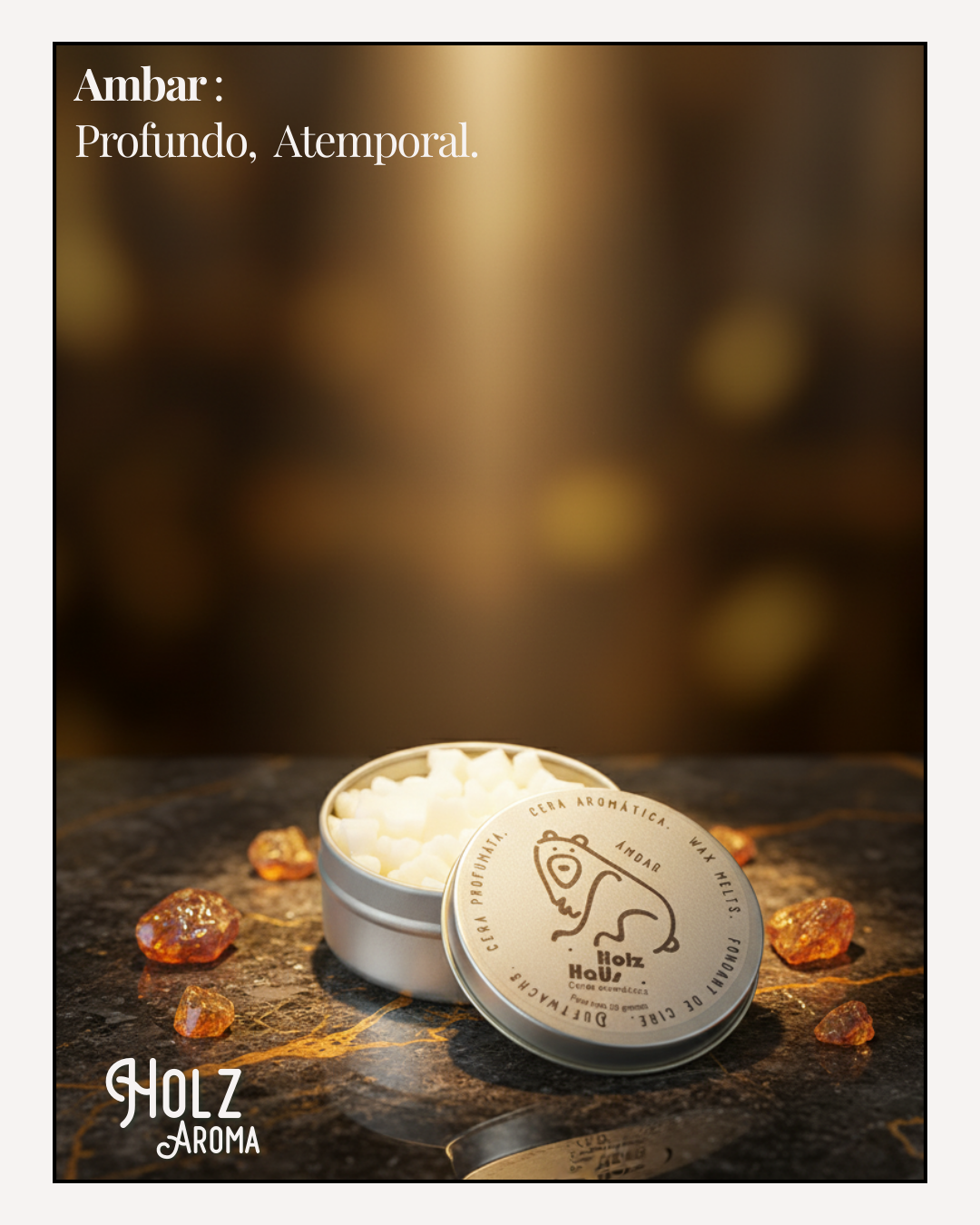 Ceras aromáticas: Ámbar