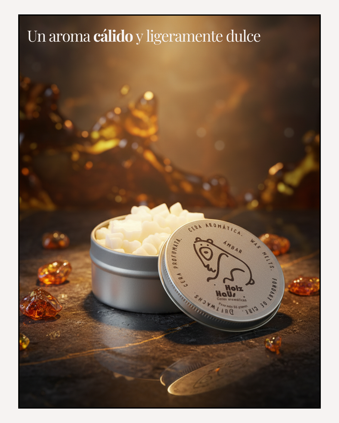 Ceras aromáticas: Ámbar